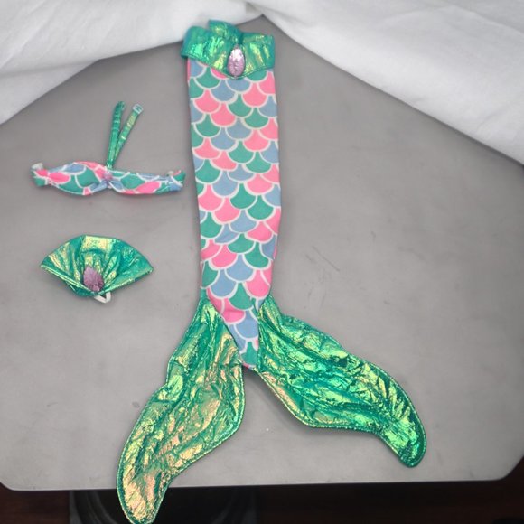 Vintage Rare 1990 Tyco Disney the Little Mermaid Singing Ariel Doll Outfit ONLY - Picture 2 of 12
